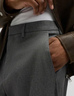 Loose Fit Smart Stretch Trousers