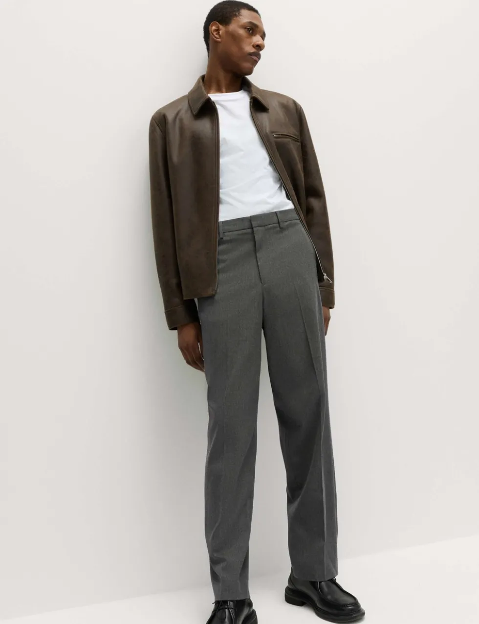 Loose Fit Smart Stretch Trousers