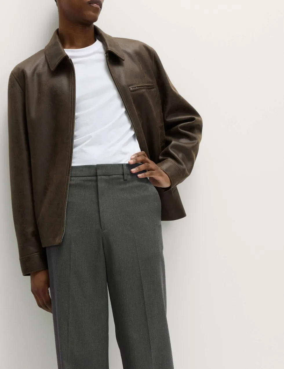 Loose Fit Smart Stretch Trousers