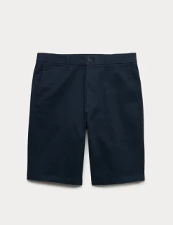 Loose Fit Stretch Chino Shorts