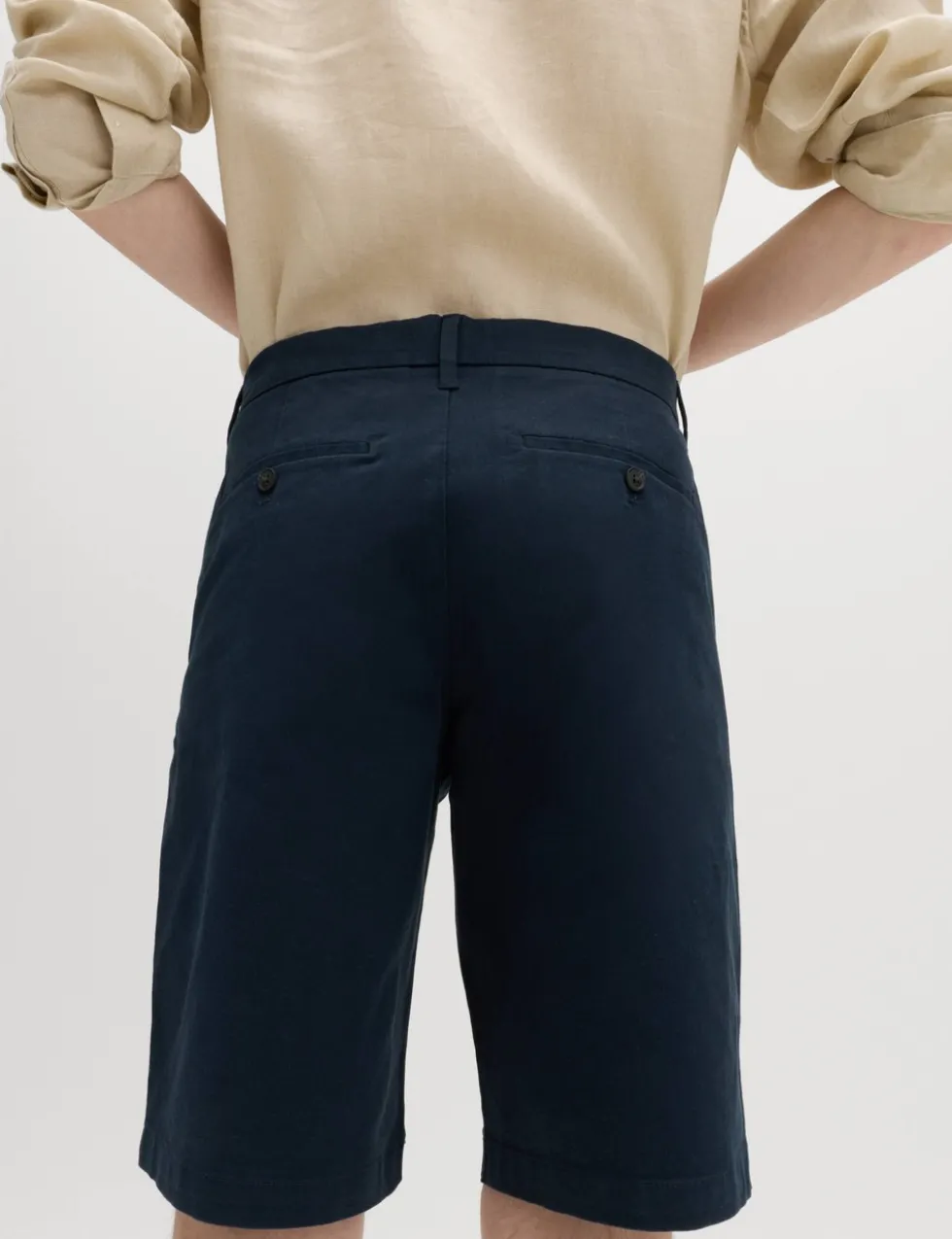 Loose Fit Stretch Chino Shorts