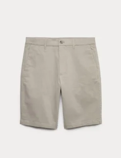 Loose Fit Stretch Chino Shorts