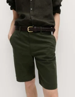 Loose Fit Stretch Chino Shorts