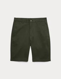Loose Fit Stretch Chino Shorts