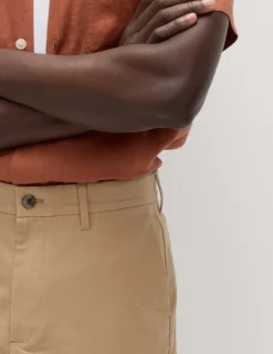 Loose Fit Stretch Chino Shorts
