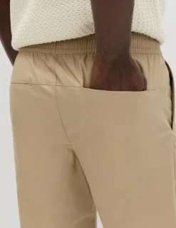 Loose Tapered Fit Lightweight Trousers