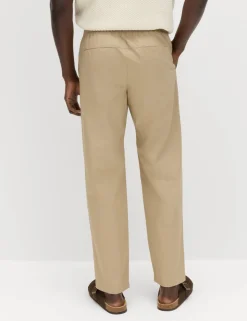 Loose Tapered Fit Lightweight Trousers