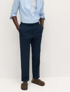 Loose Tapered Fit Lightweight Trousers