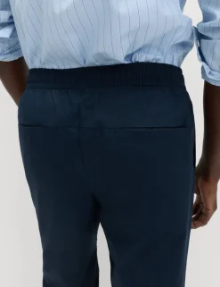 Loose Tapered Fit Lightweight Trousers