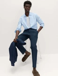 Loose Tapered Fit Lightweight Trousers