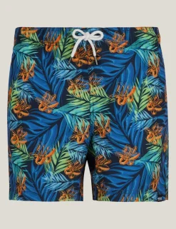 Loras Floral Quick Dry Pocketed Swim Shorts
