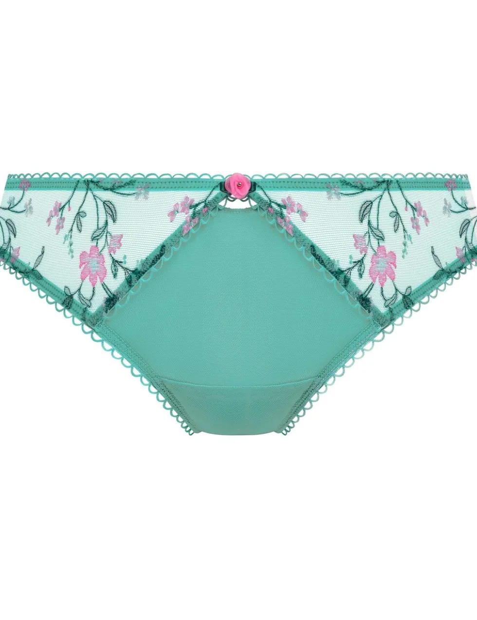 Love Crush Floral Embroidered Briefs