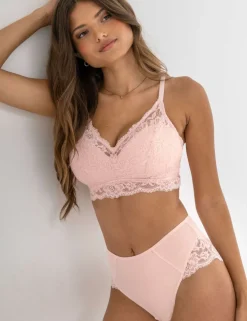 Love To Lounge Lace Non Wired Lounge Bralette DD-FF