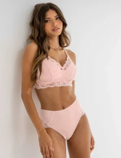 Love To Lounge Lace Non Wired Lounge Bralette DD-FF
