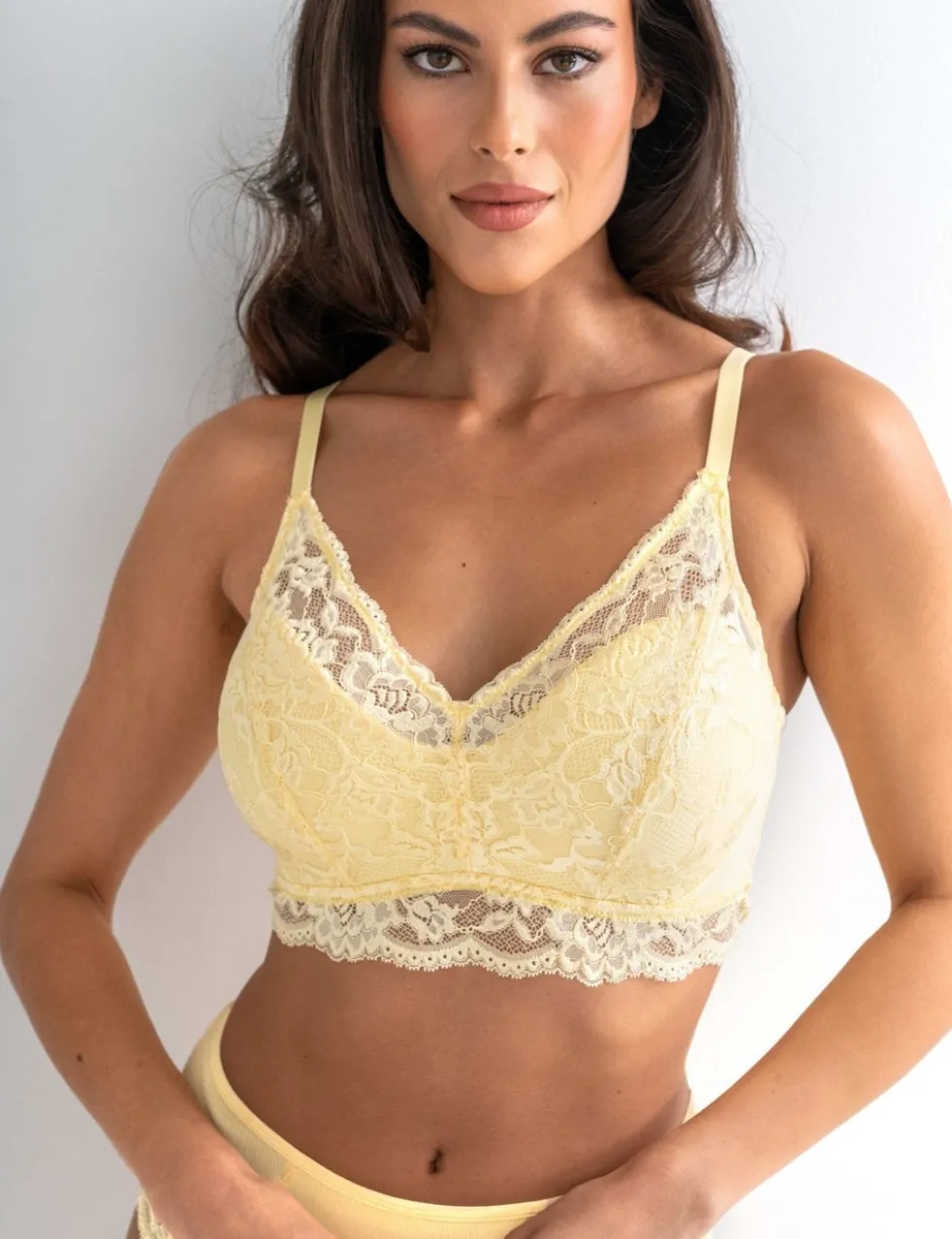 Love To Lounge Lace Non Wired Lounge Bralette DD-FF