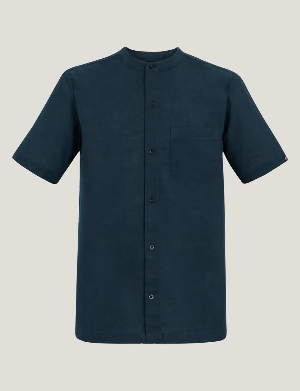 Lovrey Cotton Linen Blend Short Sleeve Shirt