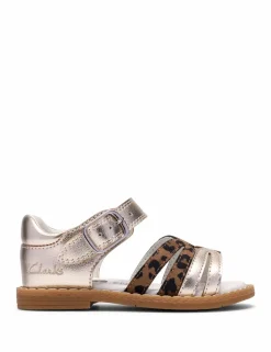 Luana Leopard Print Sandals (4-6 Small)