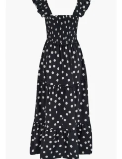 Lucy Pure Cotton Polka Dot Maxi Dress