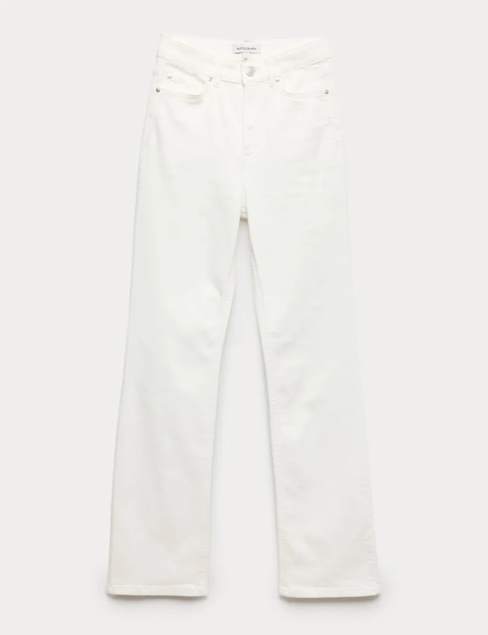 Lyocell Blend High Waisted Flared Jeans