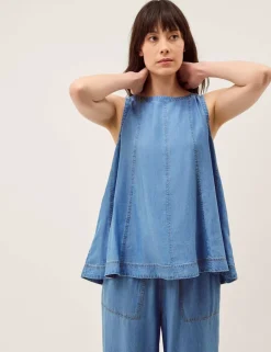 Lyocell Denim Tank Top