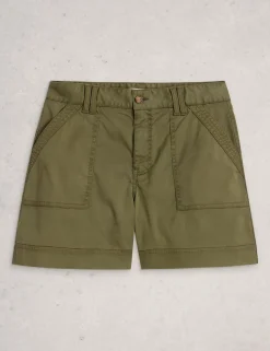 Lyocell Rich Cargo Shorts with Cotton