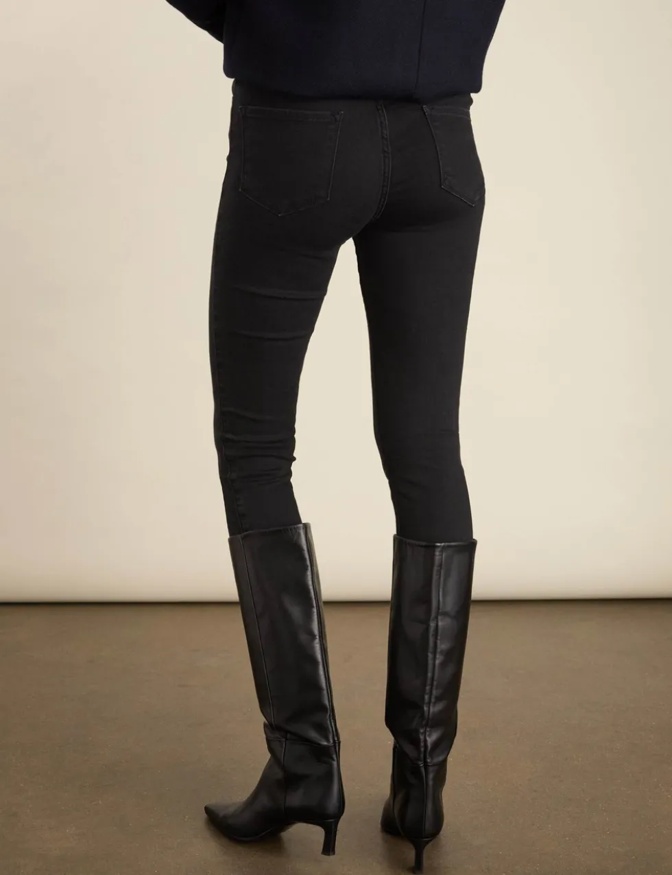 Lyocell Rich High Waisted Stretch Skinny Jeans