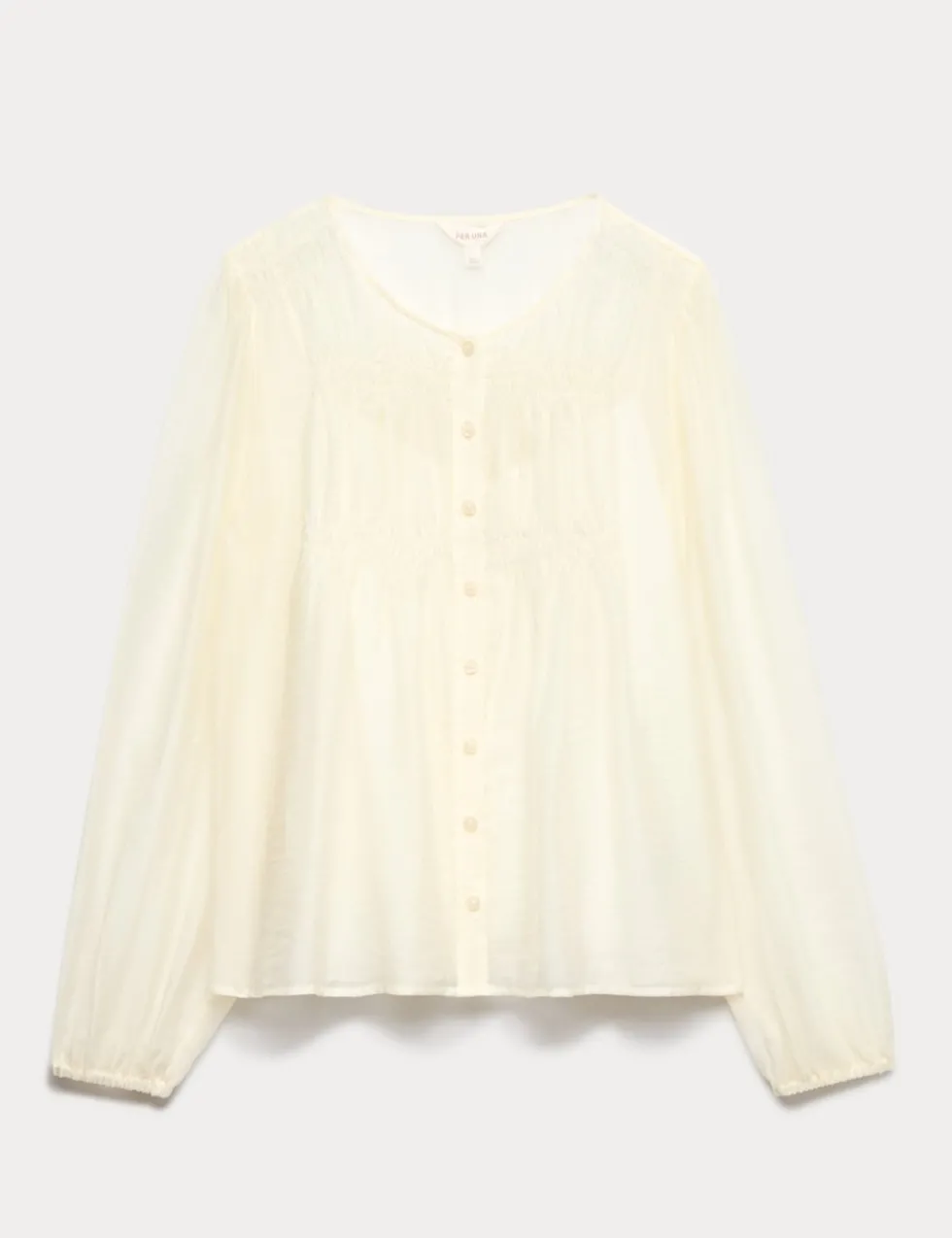 Lyocell Rich Pintuck Textured Blouse