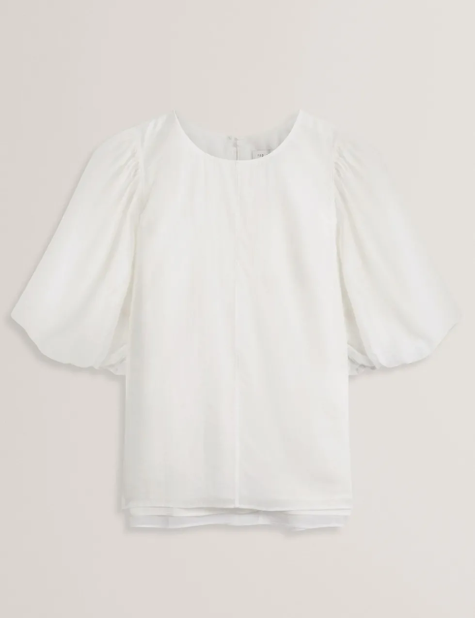 Lyocell Rich Puff Sleeve Top