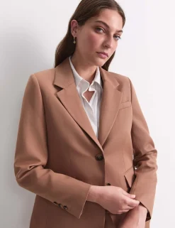 Lyocell Rich Single Breasted Blazer