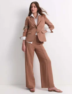 Lyocell Rich Single Breasted Blazer