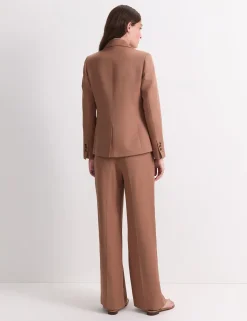 Lyocell Rich Single Breasted Blazer