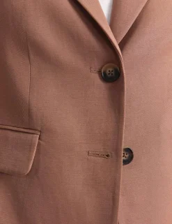 Lyocell Rich Single Breasted Blazer