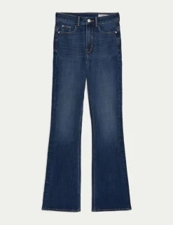 Magic Shaping High Waisted Slim Flare Jeans