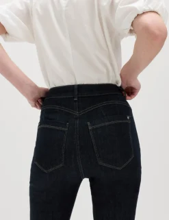 Magic Shaping High Waisted Straight Leg Jeans