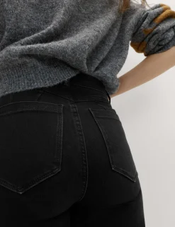 Magic Shaping High Waisted Straight Leg Jeans