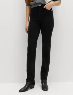 Magic Shaping High Waisted Straight Leg Jeans