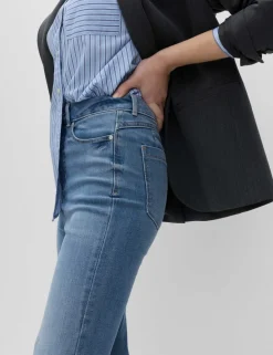Magic Shaping High Waisted Straight Leg Jeans