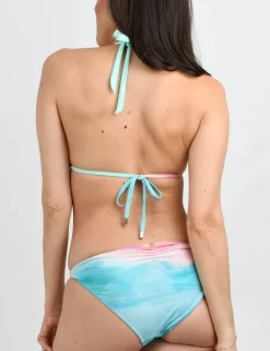 Maia Printed High Leg Bikini Bottoms