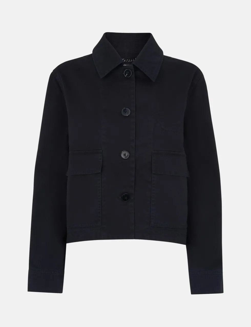 Marie Pure Cotton Collared Short Jacket