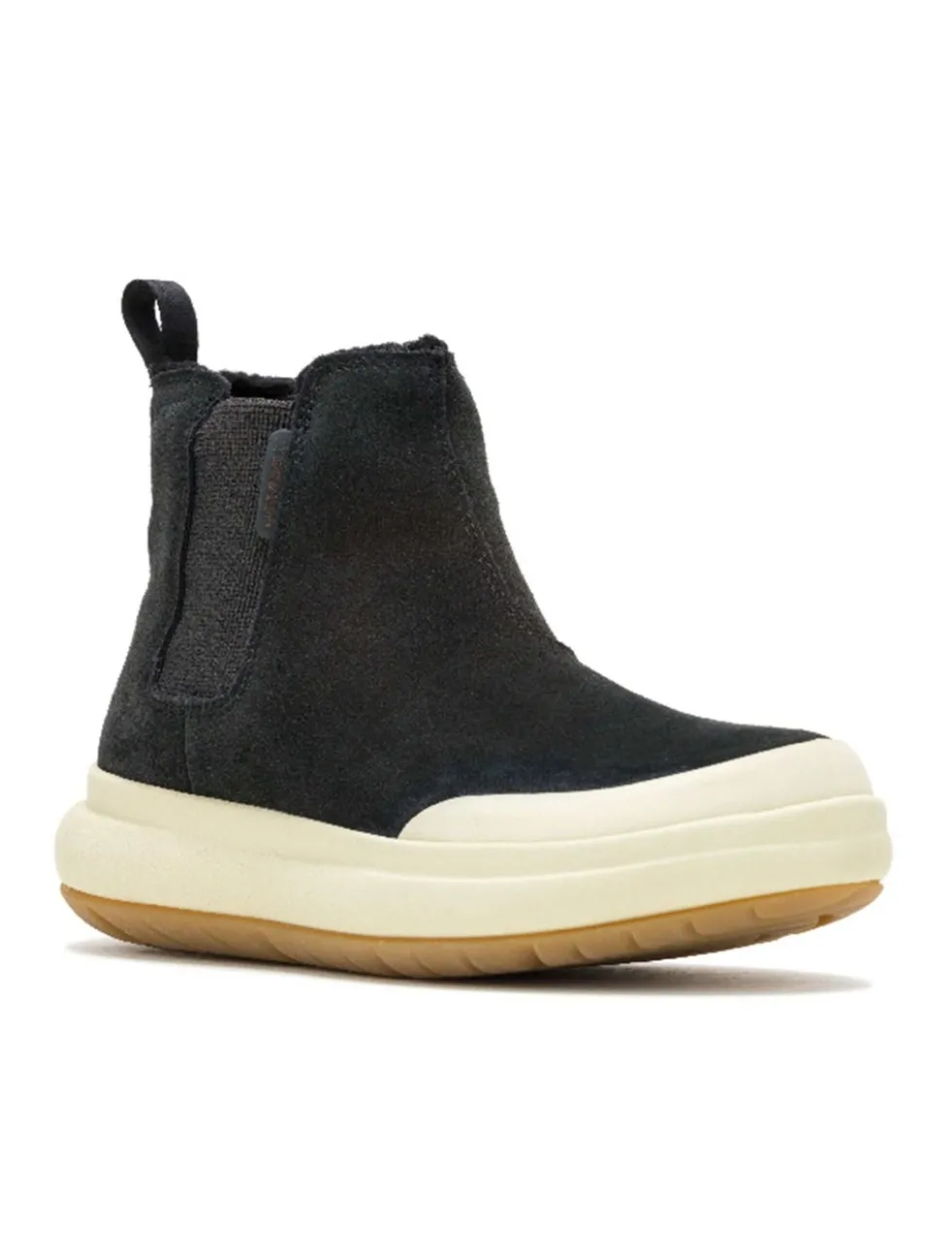 Marquette Suede Thermal Flat Ankle Boots