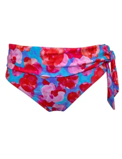Marrakesh Floral Roll Top Bikini Bottoms