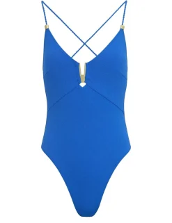 Marrakesh Tummy Control Textured Padded Swimsuit