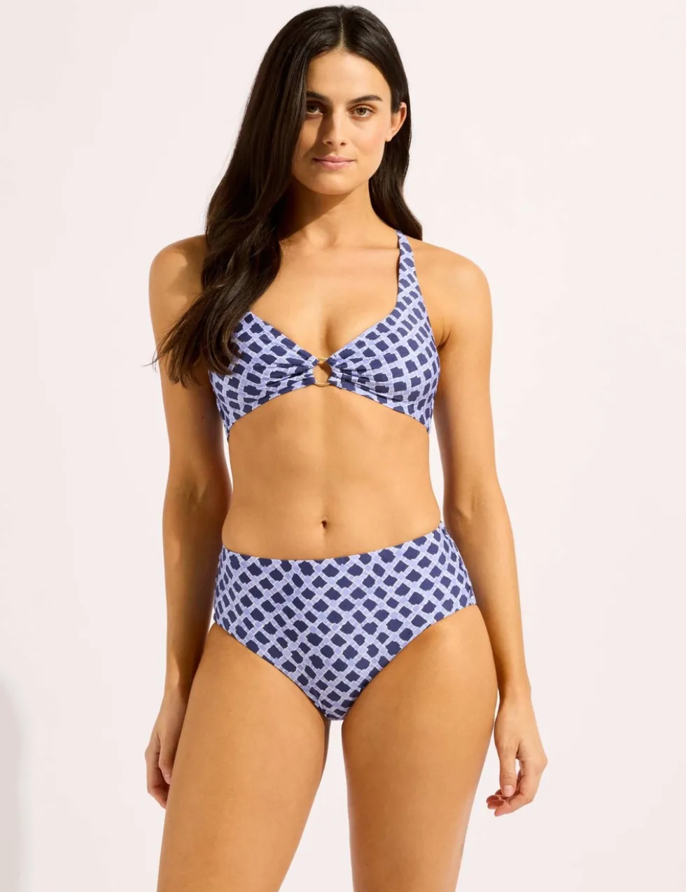 Marseille Printed Padded Triangle Bikini Top