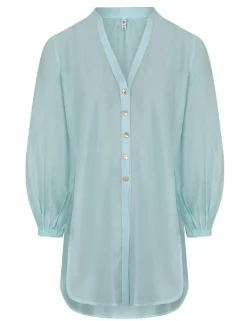 Martinique Cotton Rich Beach Cover Up Shirt