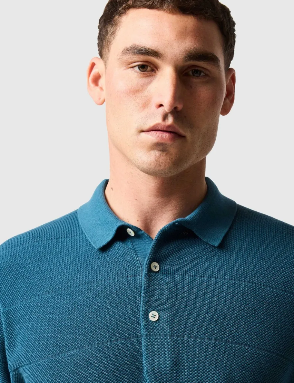 Masons Flat Pure Cotton Knitted Polo Shirt