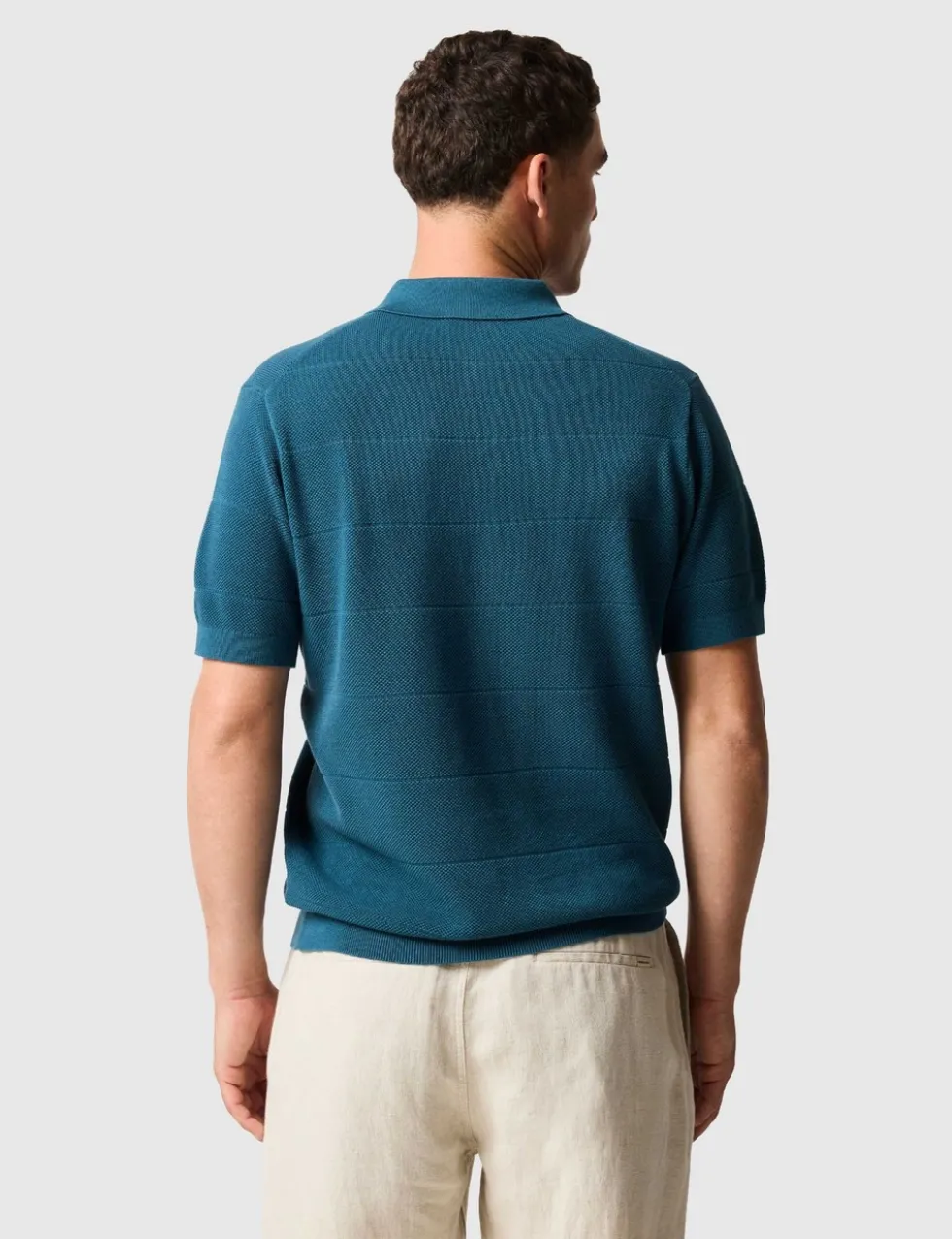 Masons Flat Pure Cotton Knitted Polo Shirt