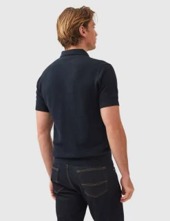 Masons Pure Cotton Flat Knitted Polo Shirt