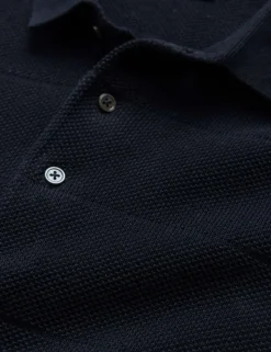 Masons Pure Cotton Flat Knitted Polo Shirt