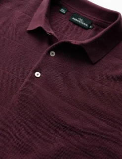 Masons Pure Cotton Flat Knitted Polo Shirt