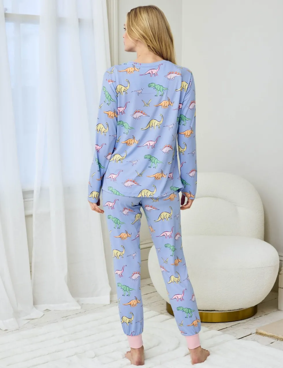 Maternity Dinosaur Print Pyjama Set